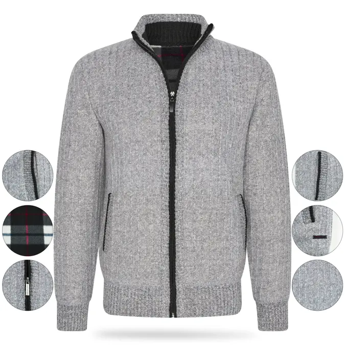 Heren Bounded Cardigan Cappuccino Italia