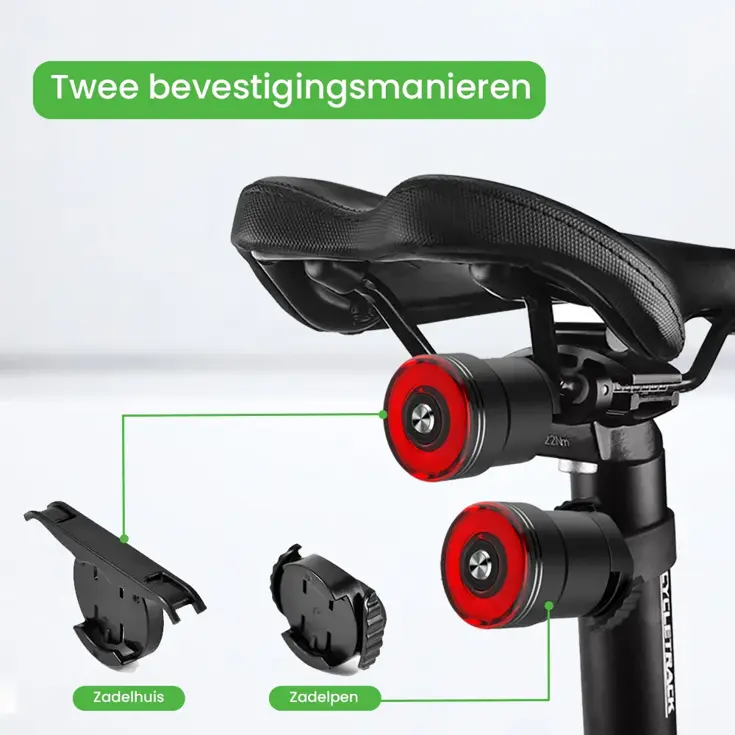 BRAKE Achterlicht 60 Lumen met Remlicht