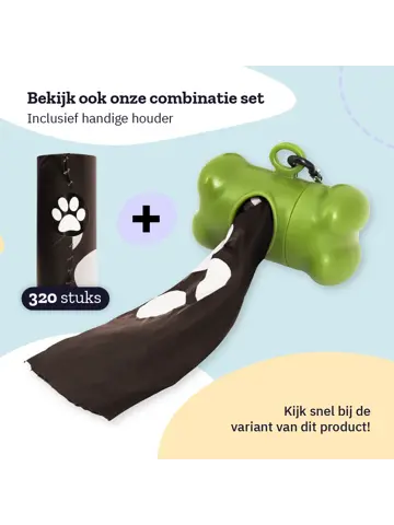 Hondenpoepzakjes - 320 stuks