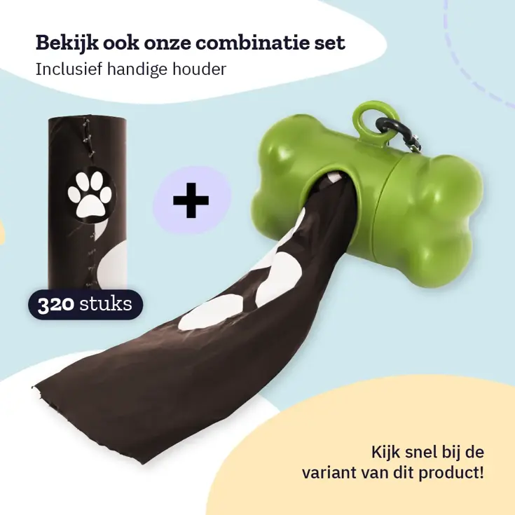 Hondenpoepzakjes - 320 stuks