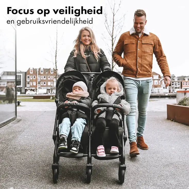 Luxe XP Twin Buggy XL - Dubbele buggy - Compact