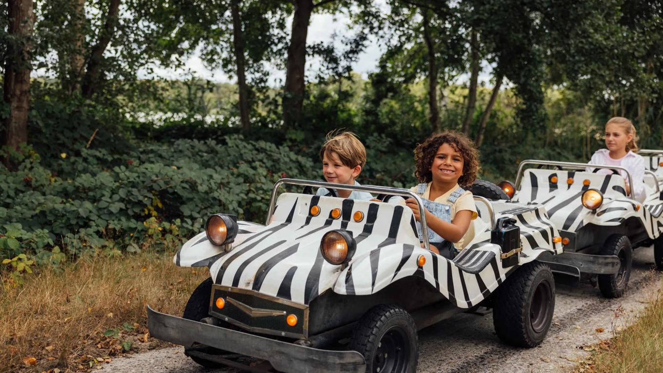 Autootje met kinderen