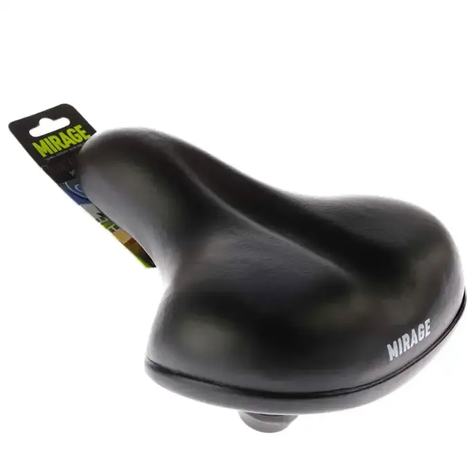 Mirage Zadel Tour Met Elastomeer - Zwart