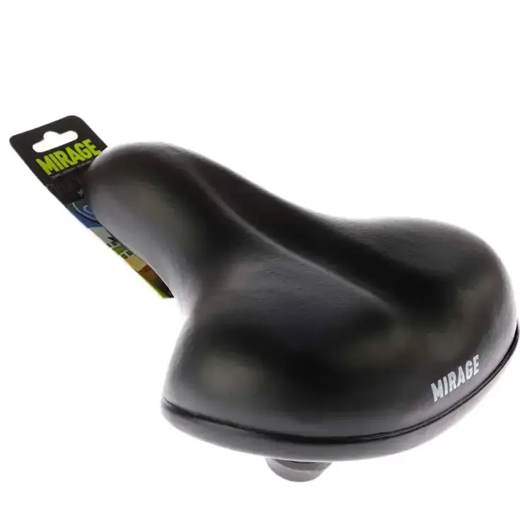 Mirage Zadel Tour Met Elastomeer - Zwart