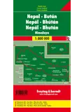 Wegenkaart Nepal - Bhutan