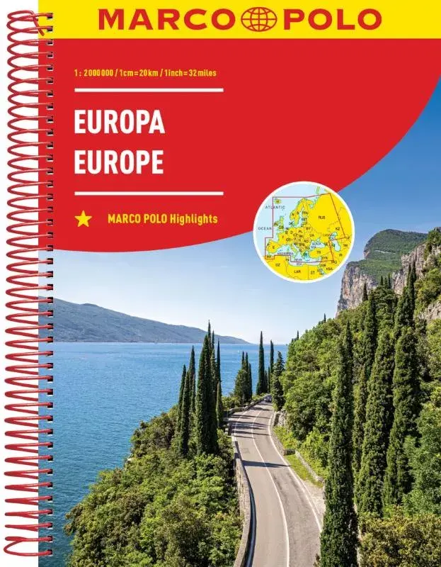 Marco Polo wegenatlas Europa