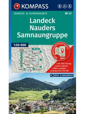 Wandelkaart WK42 Landeck - Nauders