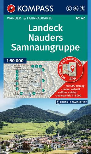 Wandelkaart WK42 Landeck - Nauders