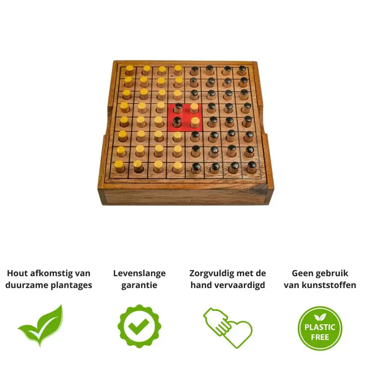 Othello – Houten Strategisch Denkspel