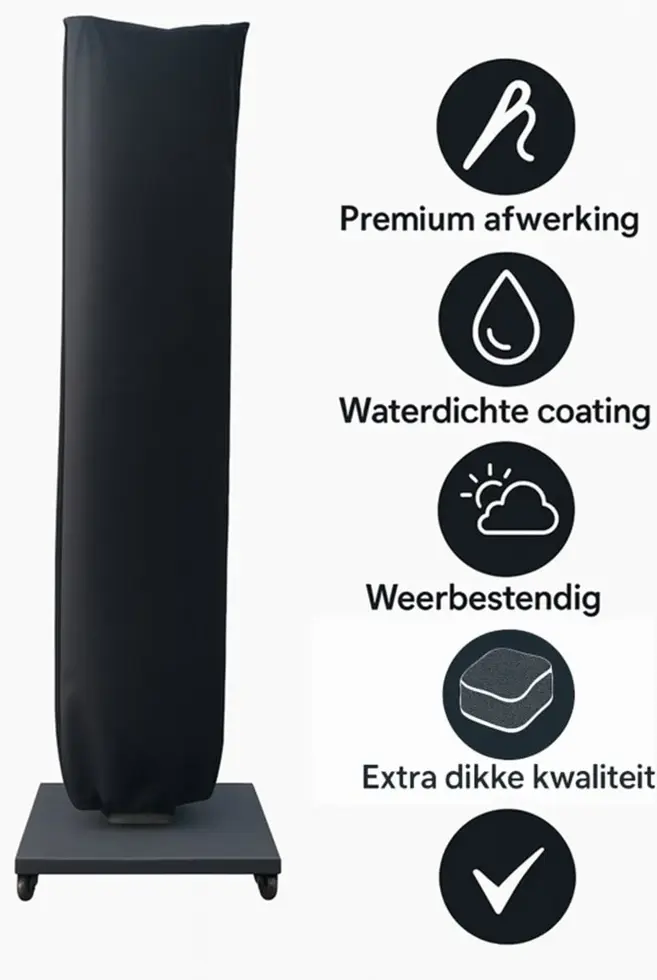 Zweefparasol hoes 265x50x58 cm - Goldenlabel