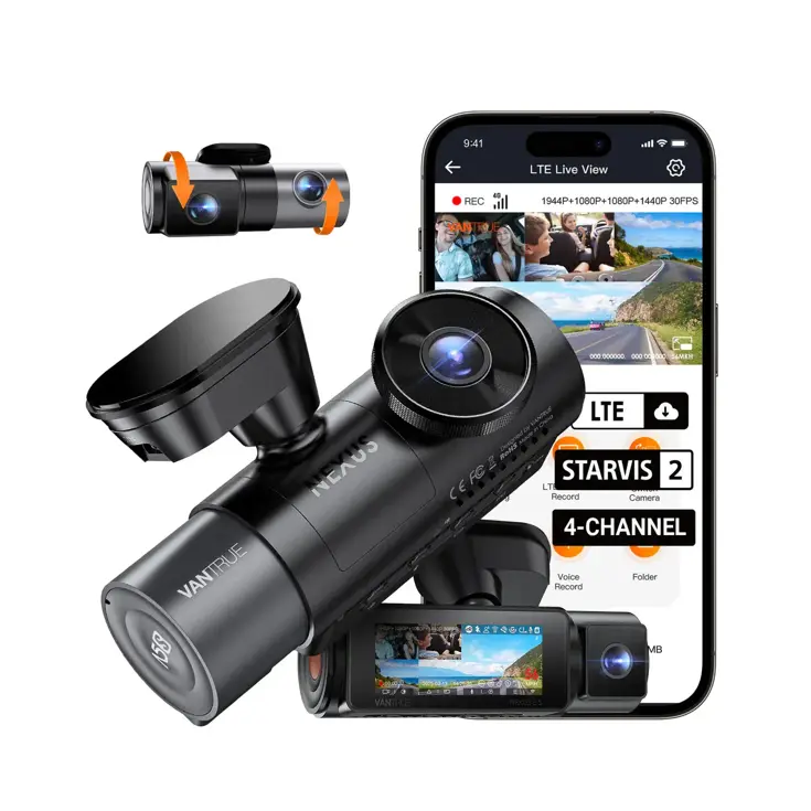 Vantrue N5S Cloud 2K 4CH Wifi GPS dashcam