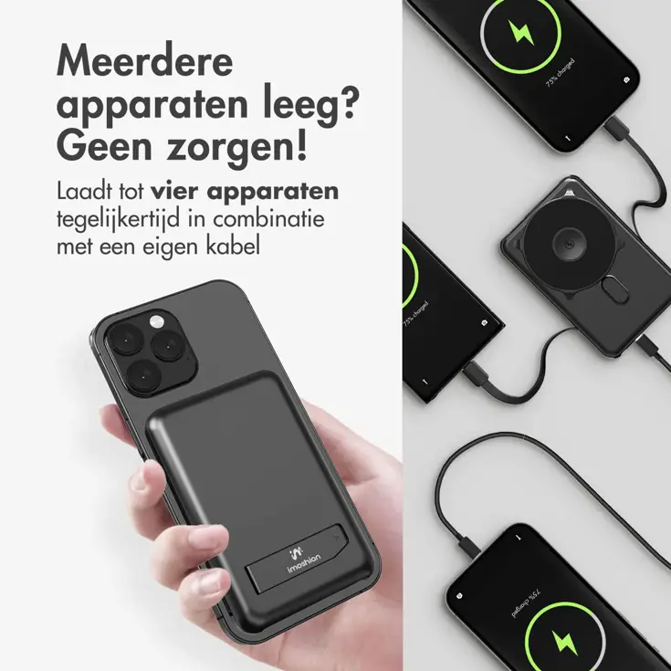 4-in-1 MagSafe Powerbank - 10.000 mAh