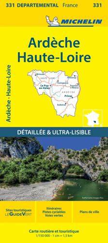Wegenkaart Local 331 Ardeche Haute-Loire