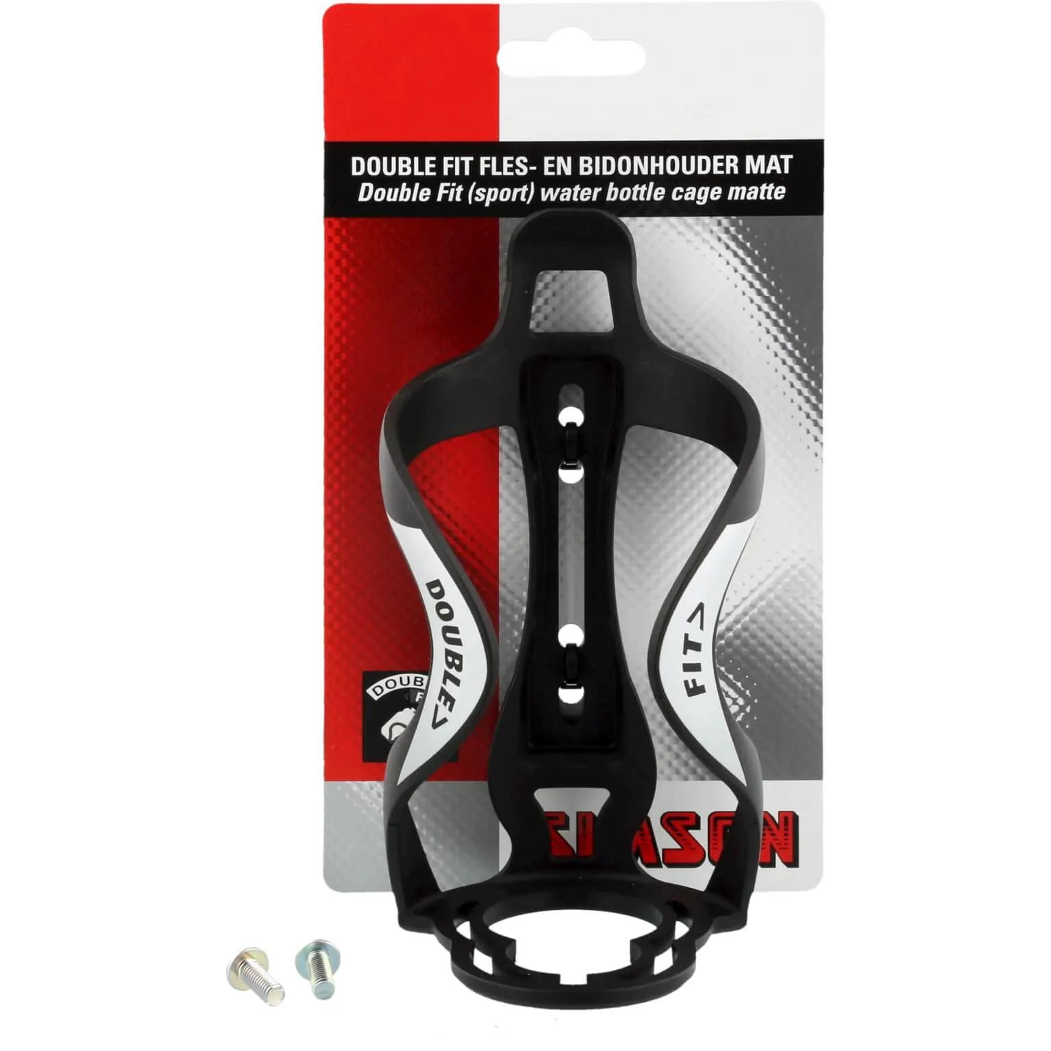 Simson  bidonhouder DoubleFit mat zwart  Zwart