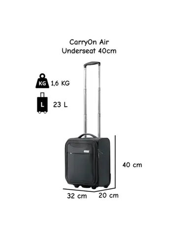 Air Underseat handbagage 40cm