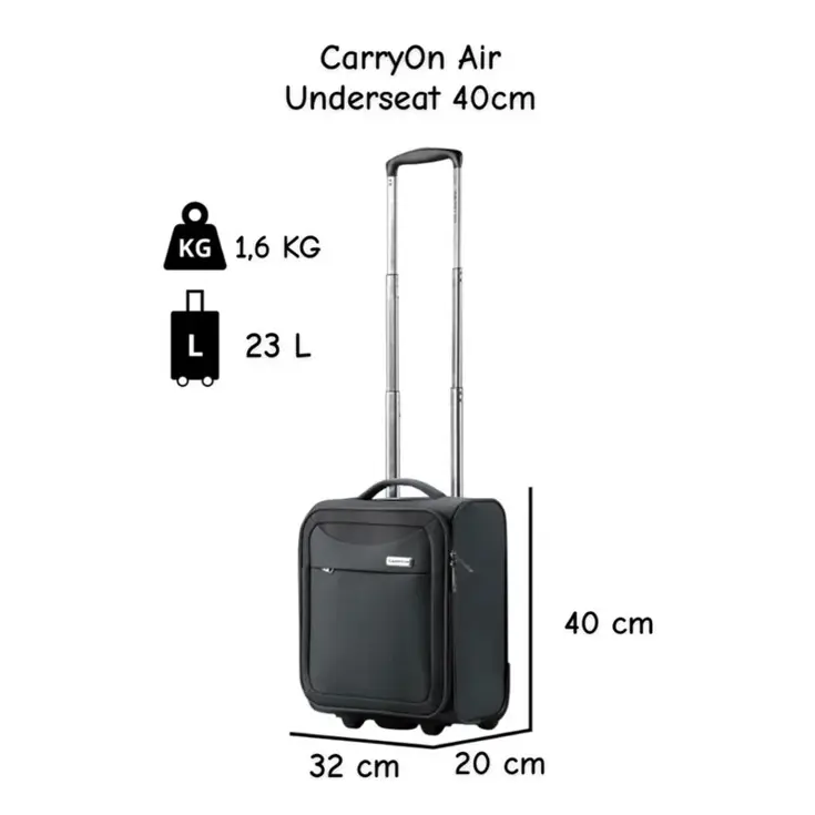 Air Underseat handbagage 40cm