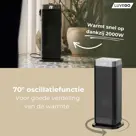 Luvego - Elektrische Kachel - Afstandsbediening