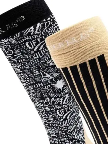 Poederbaas - 2 paar - Uniseks - Skisokken