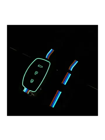 Metalen Sleutelhoesje voor Hyundai grijs A3B