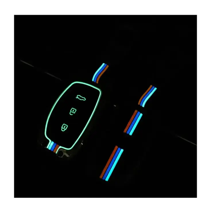 Metalen Sleutelhoesje voor Hyundai grijs A3B