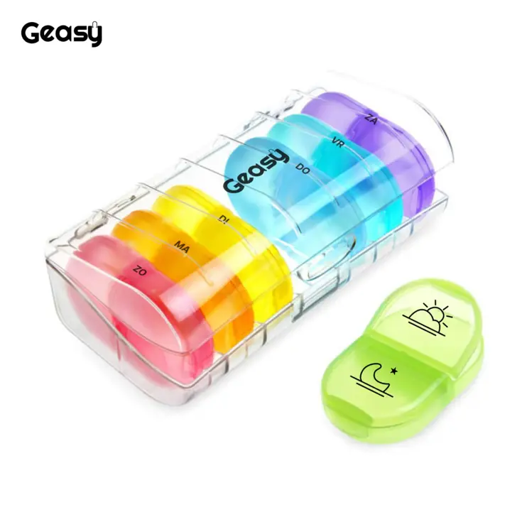 GEASY Pillendoos 7 Dagen – 2 Vakken
