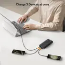 LED Powerbank - 10000mAh - Zwart - Joyroom