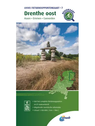 ANWB Knooppuntenkaart 7 Drenthe-Oost