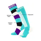 Poederbaas - dames - 6 paar - Skisokken