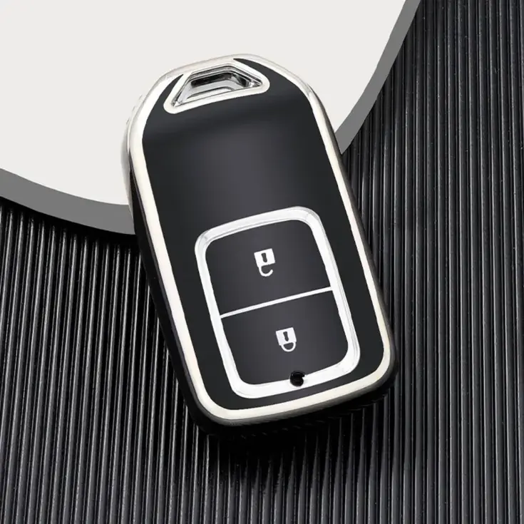 TPU Sleutelhoesje voor Honda zwart A2
