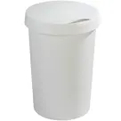Twinga - Prullenbak + klepdeksel - 45L wit