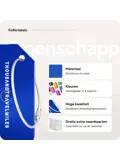 Aluminium kofferlabels – 4 stuks – Blauw