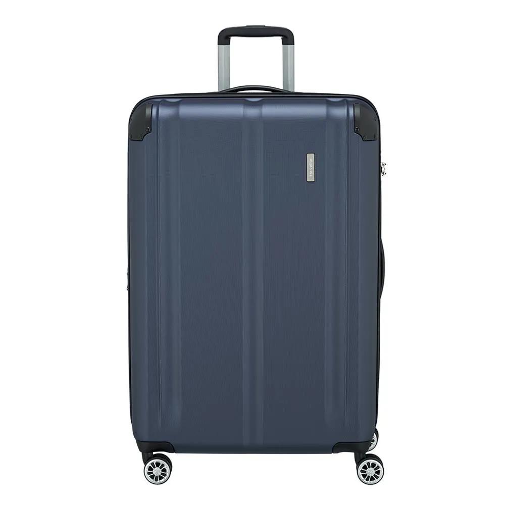 Travelite  4 wiel trolley l expandable Blauw  Blauw main product image