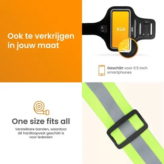 Hardloopvest oplaadbaar + Sportarmband