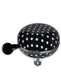 Basil Fietsbel Polkadot 80Mm - Zwart / Wit
