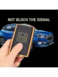 TPU Sleutelhoesje voor Renault wit A4