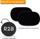 R2B Zonnescherm Auto Zijruit - Set van 2