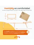 Opvouwbaar Ligbed - 5 Standen - Zwart 2x