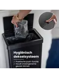 Prullenbak met Drukdeksel - 50 Liter