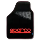 Automatten set Sparco - Stof - Rood