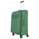 Travelite 4 wheel trolley l expandable Groen