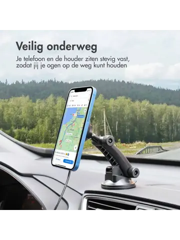 Magsafe Telefoonhouder Dash/Raam + Autolader