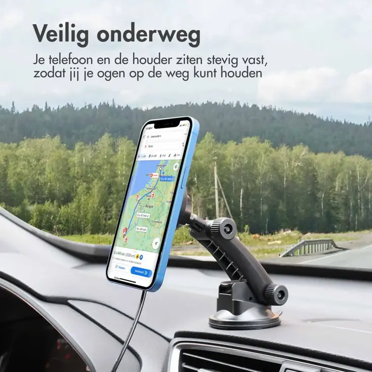 Magsafe Telefoonhouder Dash/Raam + Autolader