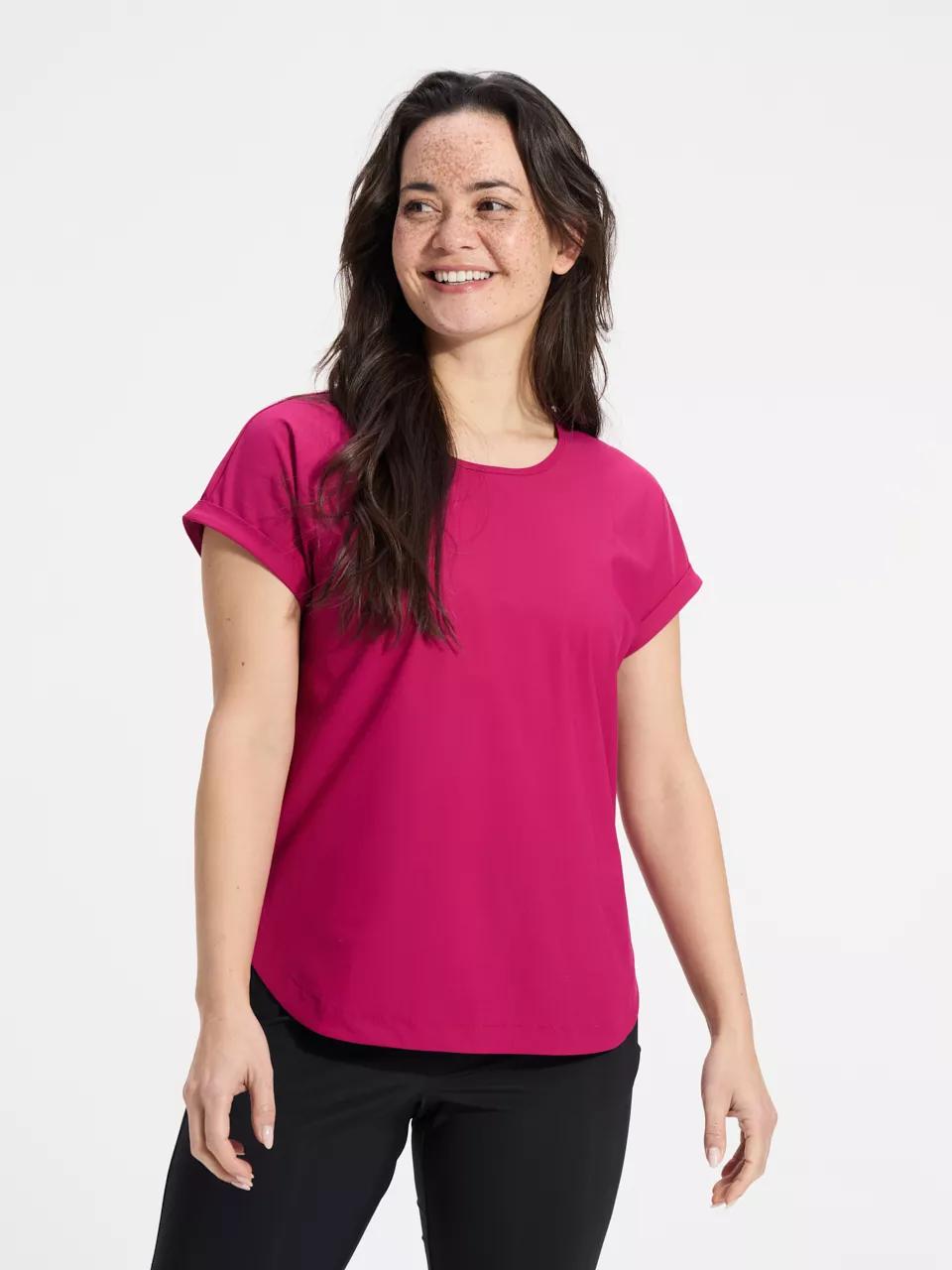 ANWB  Troyes  Travel T-shirt dames  Human Nature  Fuchsia   S main product image