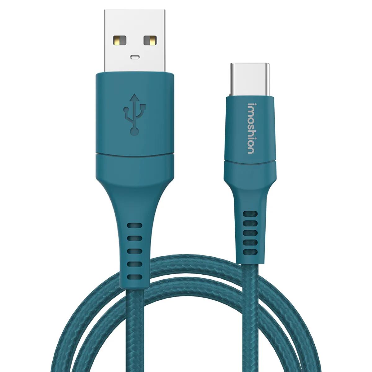 Imoshion  Braided USB-C naar USB kabel  Donker Blauw main product image