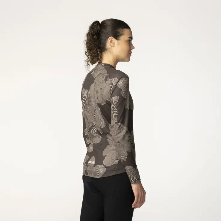 Striped Flower - Fietsshirt dames