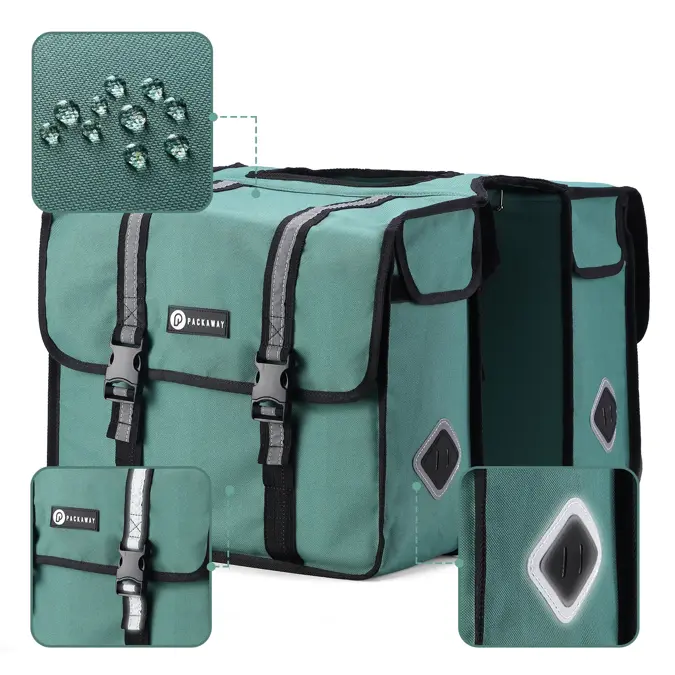 Packaway Dubbele Fietstassen 36L