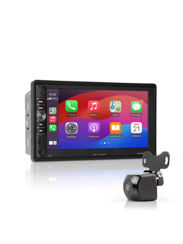 2-DIN 7" Autoradio CarPlay DAB+ & Camera