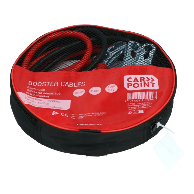 Carpoint Startkabelset 25mm² Geïsoleerd