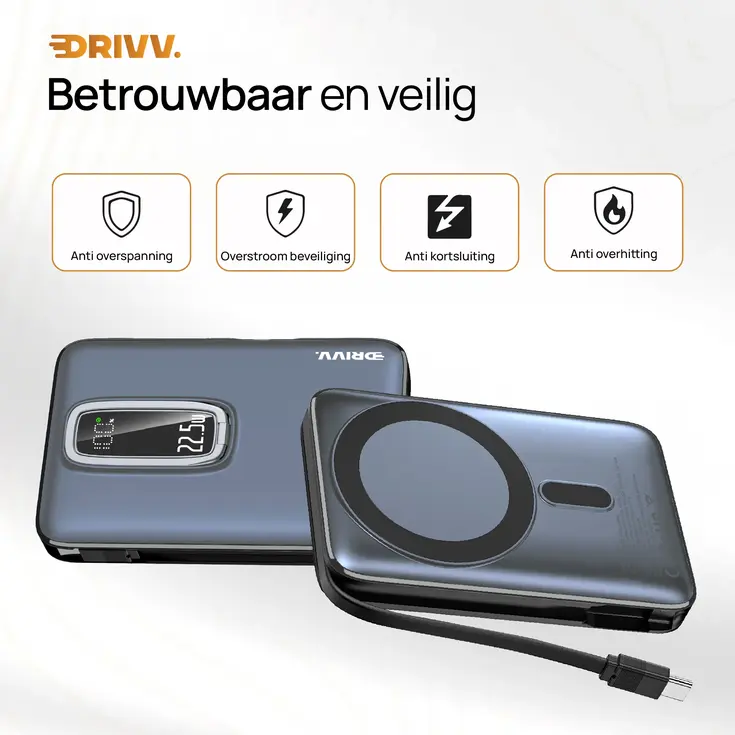 Magnetische Powerbank 10000 mAh
