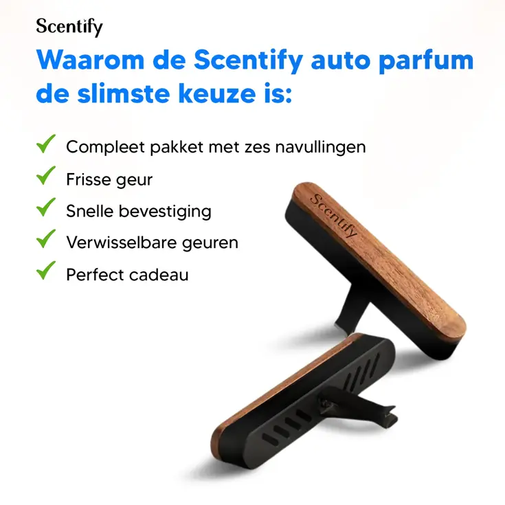 Autoparfum Inclusief 6 Geuren - Luchtverfrisser